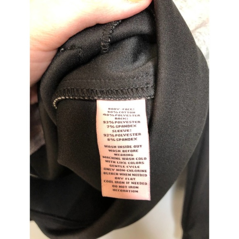 Juicy Couture Women’s Black Grey Scuba Jacket Size Large - Picture 3 of 6